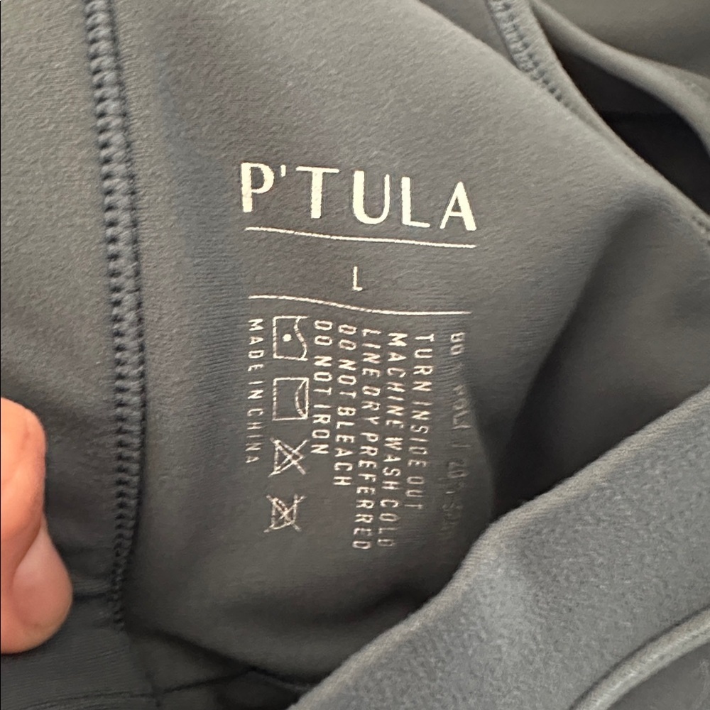 P'tula sweetheart neckline Charcoal gray Sports Bra - Picture 5 of 5